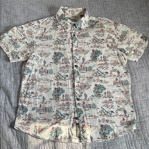 Howler Brothers Men's Casual Shirt with Desert Surf Print